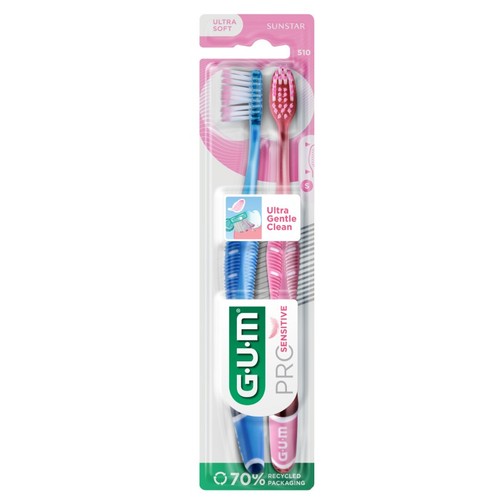 GUM Raspall de dents Pro Sensitive suau