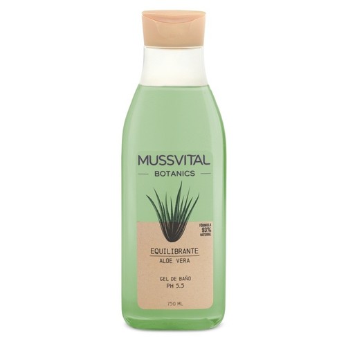 MUSSVITAL BOTANICS Gel de bany aloe vera