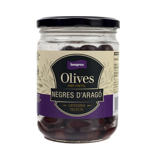 Imagen de BONPREU Olives d'Aragó negres