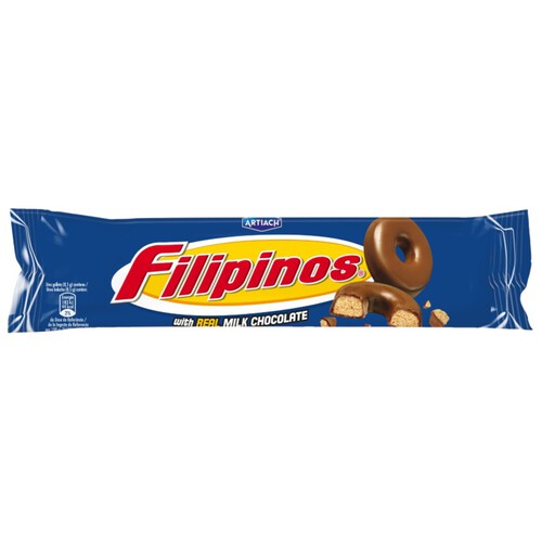 FILIPINOS Galetes banyades de xocolata amb llet