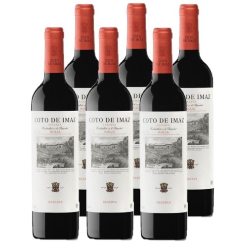 COTO DE IMAZ Caixa 6u. vi negre Rioja reserva