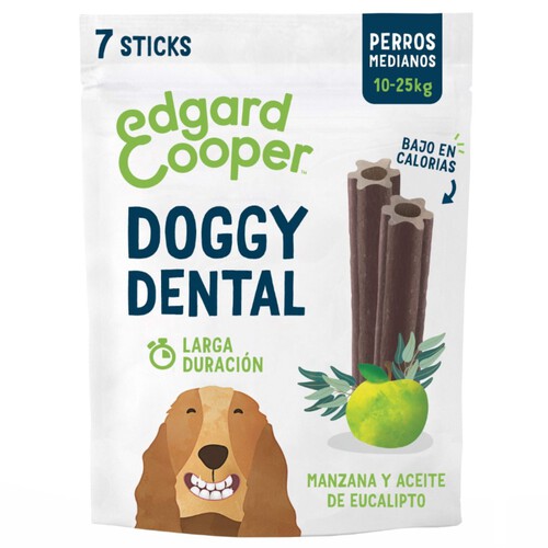 EDGARD & COOPER Snack dental de poma i eucaliptos per a gos mitjà