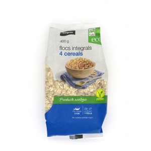 Imagen de BONPREU Flocs integrals 4 cereals ecològic