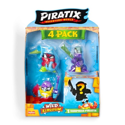 PIRATIX Pack de 4 figures Wild Kingdom
