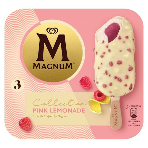 MAGNUM Gelat de llimona Euphoria Pink Lemonade