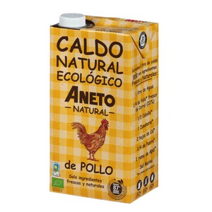 ANETO Caldo de pollo ecológico 1L
