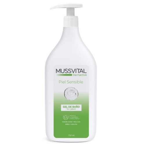 MUSSVITAL Gel de bany per a pell sensible