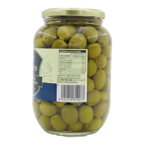 BONPREU Olives mançanenca sabor anxova amb pinyol