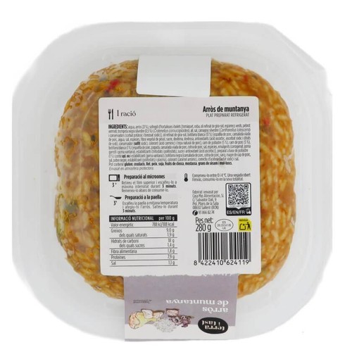 TERRA I TAST Arròs de muntanya
