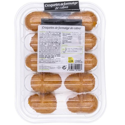 CASA MAS Croquetes de formatge de cabra