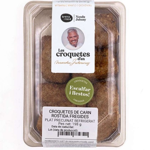 NANDU JUBANY Croquetes de carn rostida fregides