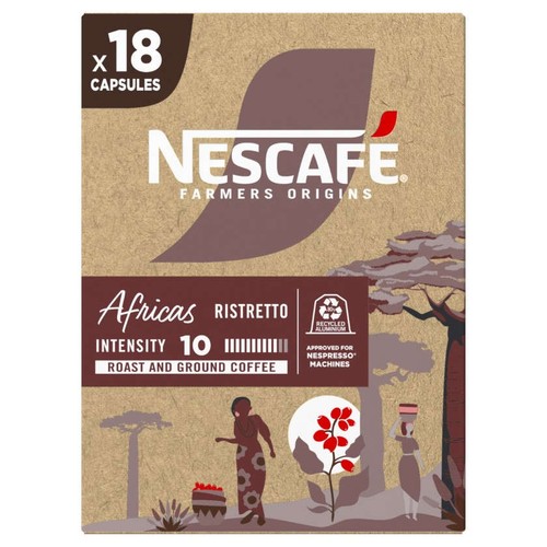 NESCAFÉ FARMERS Càpsules de cafè Ristretto Africas