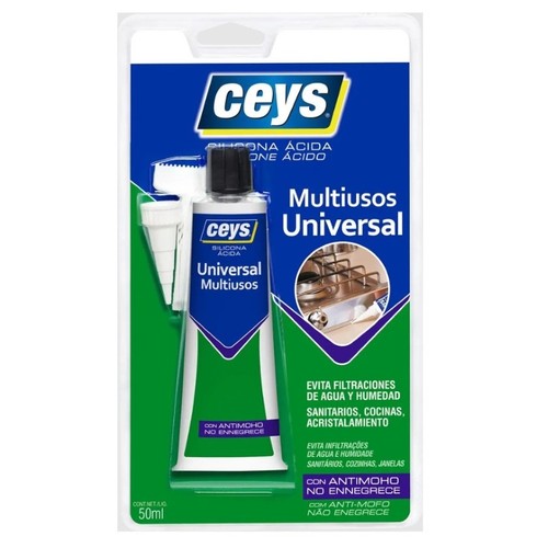 CEYS Silicona universal blanca