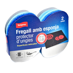 Imagen de BONPREU Fregall amb esponja ovalat