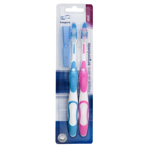 BONPREU Raspall de dents ergonòmic dur