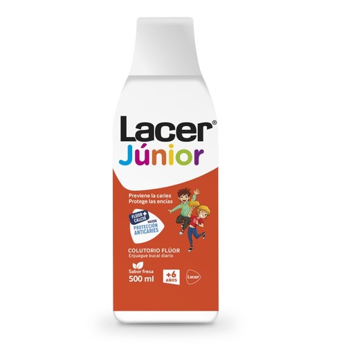 LACER JUNIOR Col·lutori Fluor sabor maduixa