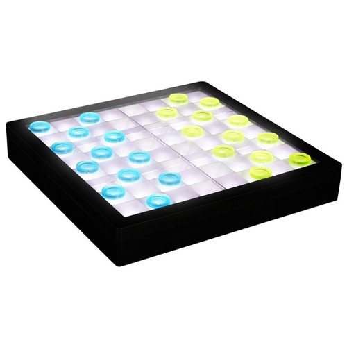 MISTER GADGET Joc de dames led transparent
