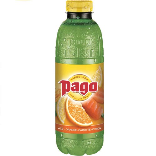 PAGO Beguda de taronja, pastanaga i llimona en ampolla
