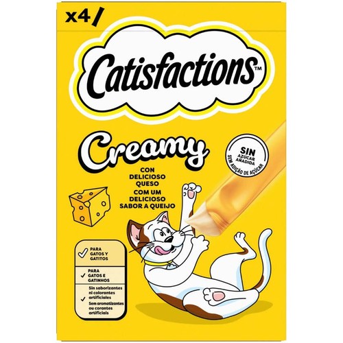 CATISFACTIONS Snack de formatge Creamy per a gat