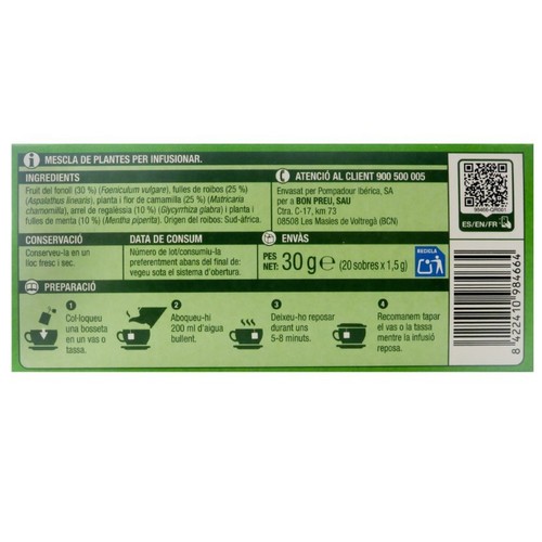 BONPREU Infusió digestiva