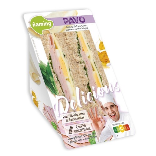 ÑAMING Sandvitx d'indiot i espinacs Delicious