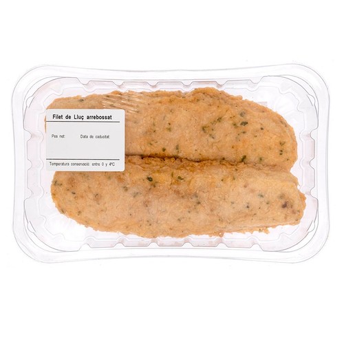  Filet de lluç del cap arrebossat