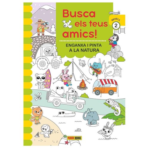 ED. PANINI BOOKS Llibre Busca els teus amics!. A la Natura (Nivell 2)