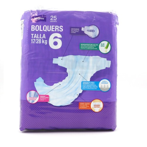 BONPREU Bolquers T6 (17-28 kg)