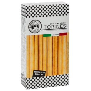 Palitos de pan Grissini Stirati Torinesi