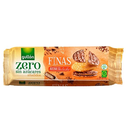 GULLÓN Galetes fines de civada amb xocolata amb llet zero