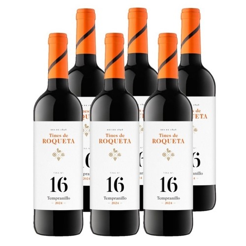 TINES DE ROQUETA Caixa de vi negre Tempranillo DO Catalunya Km0