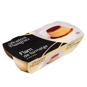 Flan de queso al baño maría