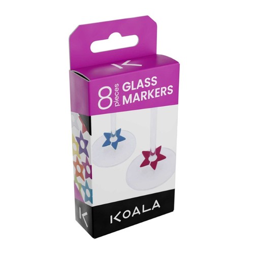 KOALA Set de 8 identificadors de copes
