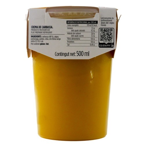TERRA I TAST Crema de carbassa