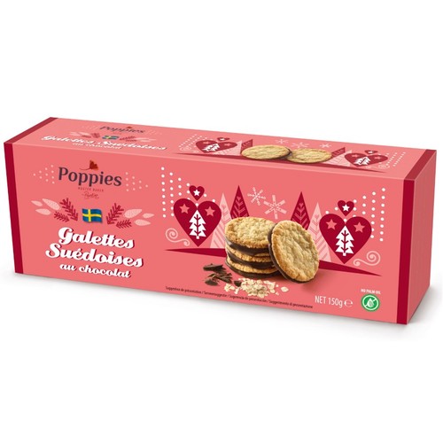 POOPIES Galetes sueques de civada amb xocolata