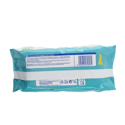 BONPREU Tovalloletes humides aloe vera per a nadó