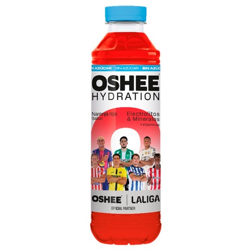 OSHEE Beguda refrescant sense gas Hydration taronja sanguina Zero