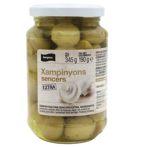 BONPREU Xampinyons sencers extra