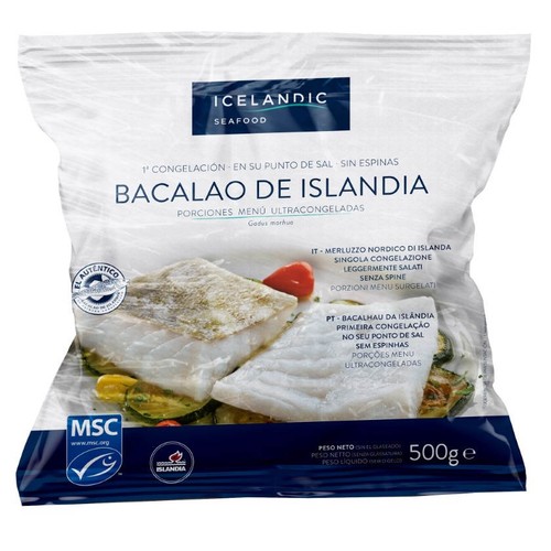 ICELANDIC Ventresca de bacallà d'Islàndia en porcions