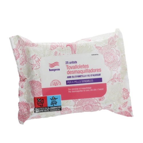 BONPREU Tovalloletes desmaquilladores
