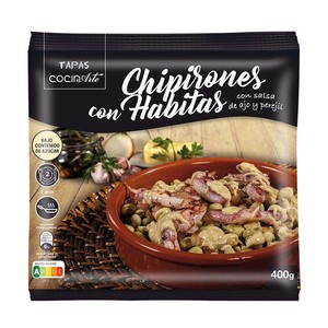 Imagen de COCINARTE Saltejat de calamarsons amb favetes
