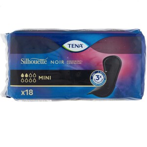 Imagen de TENA SILHOUETTE Compresa mini negra per a incontinència