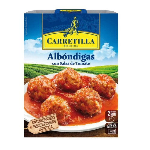 CARRETILLA Mandonguilles amb salsa de tomàquet