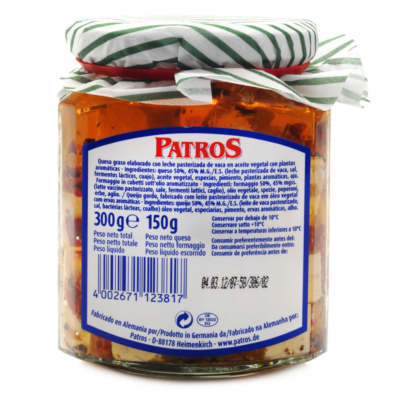 Queso en aceite