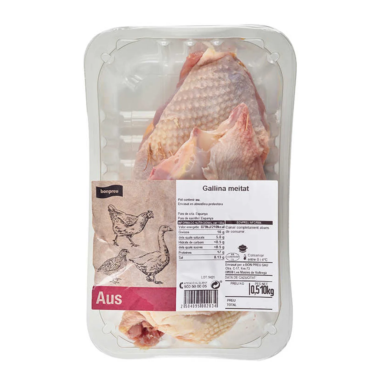 BONPREU Media gallina