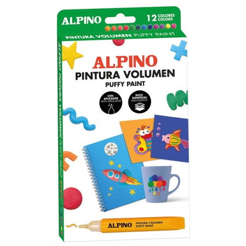 ALPINO Pintura 3d crea+ 12c