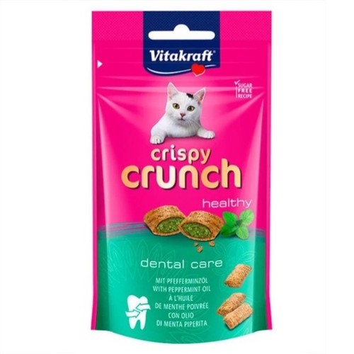 VITAKRAFT Snack amb pasta de menta per a gat Crispy Crunch Dental