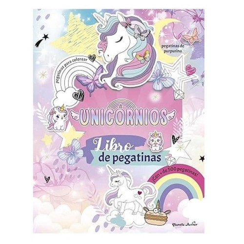 ED. PLANETA JUNIOR Llibre Unicornios. Libro de pegatinas