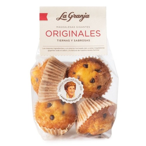 LA GRANJA Magdalenes gegants amb xips de xocolata