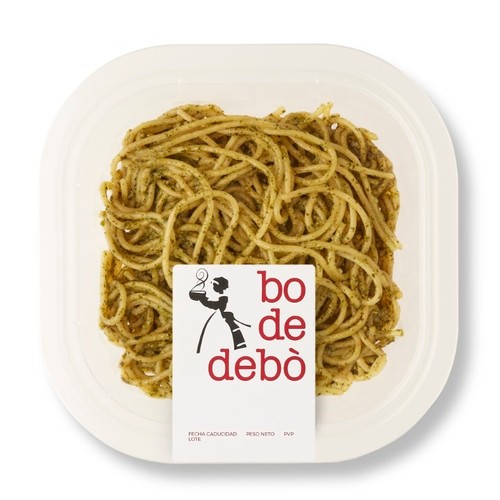 BO DE DEBÒ Espaguetis al pesto